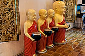 Chiang Mai - The Wat Chedi Luang, inside the viharn, or worship hall. 